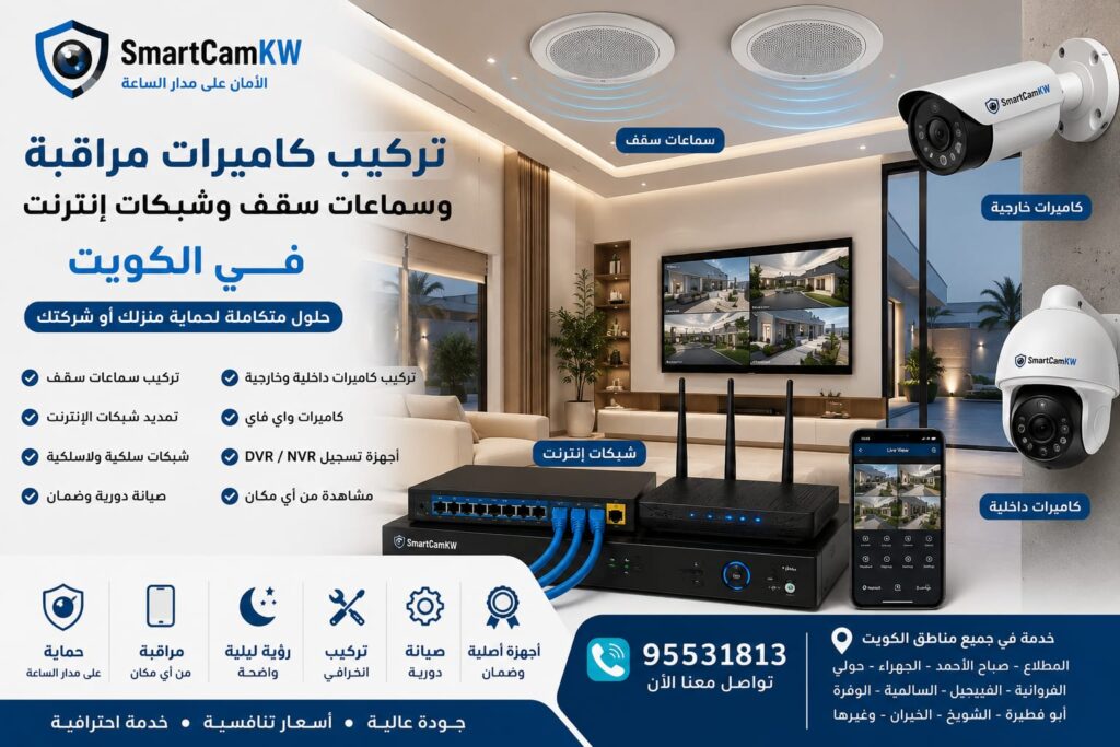 تركيب كاميرات مراقبة الكويت