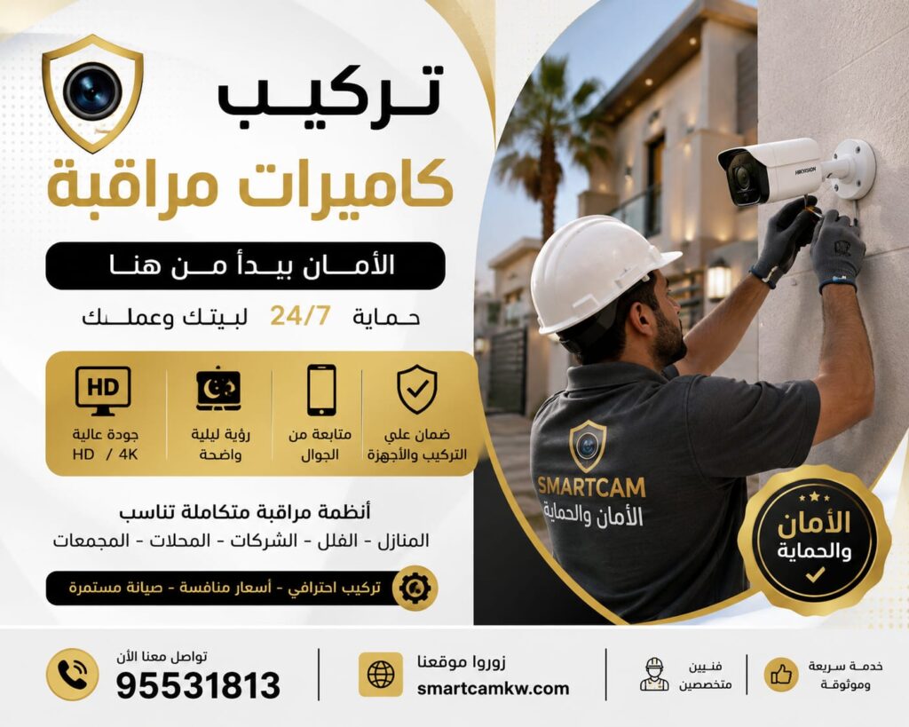 تركيب كاميرات مراقبة الكويت